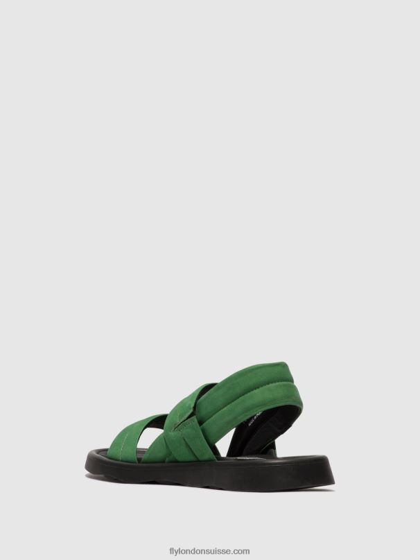 860NR449 tofy941 sandales à bride arrière Fly London vert citron femmes