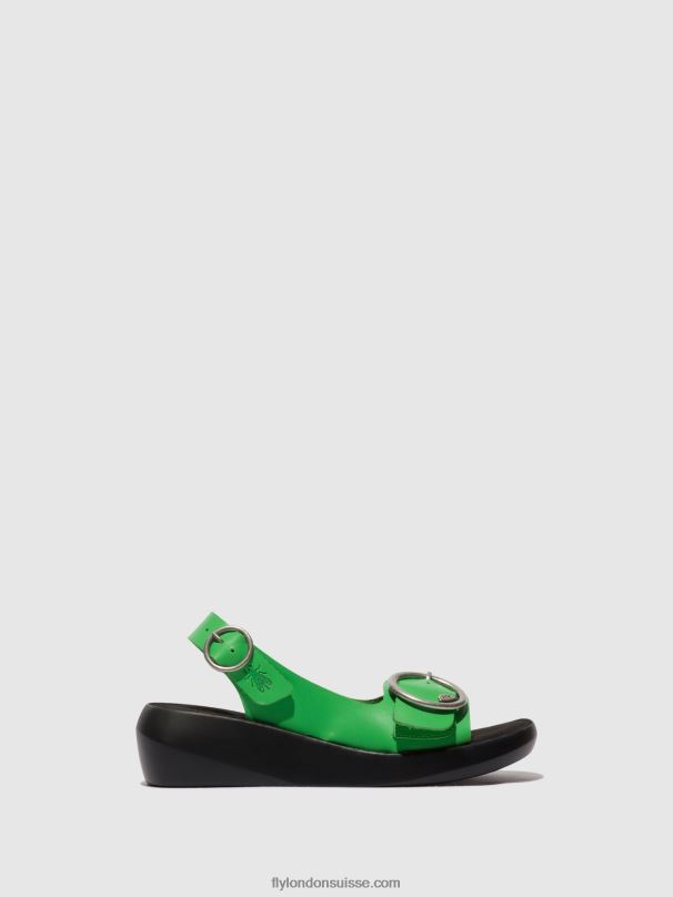 860NR467 sandales à bride arrière berk754 Fly London avocat femmes