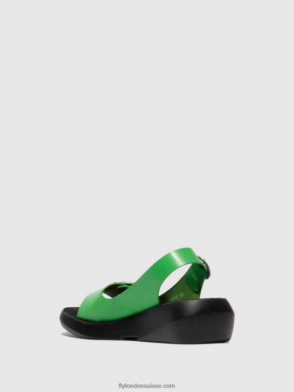860NR467 sandales à bride arrière berk754 Fly London avocat femmes
