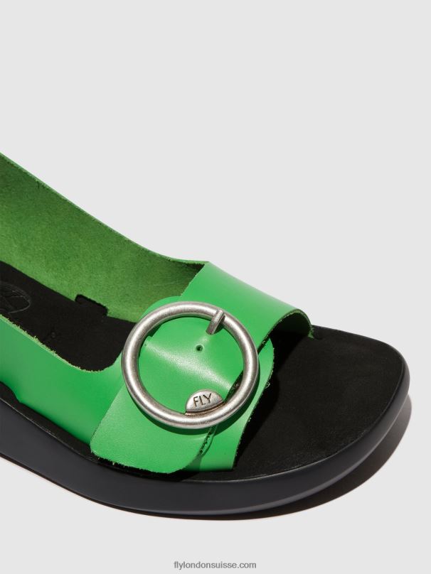 860NR467 sandales à bride arrière berk754 Fly London avocat femmes