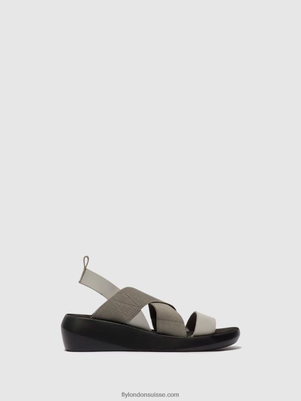 860NR491 sandales croisées baji848 Fly London nuage femmes