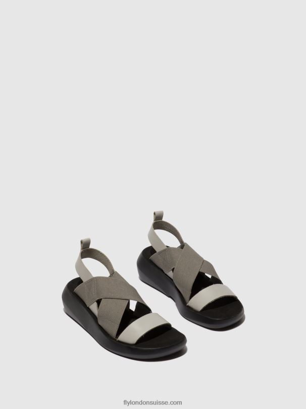 860NR491 sandales croisées baji848 Fly London nuage femmes