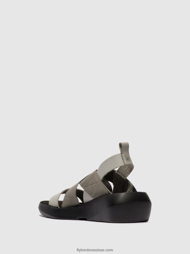 860NR491 sandales croisées baji848 Fly London nuage femmes
