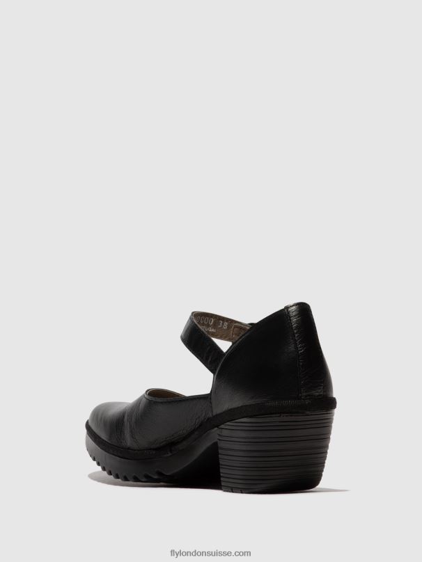860NR493 sandales à boucle wifo440 Fly London noir femmes