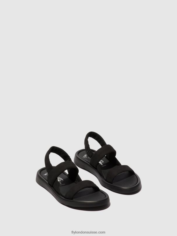 860NR538 sandales à bride arrière tera873 Fly London noir femmes
