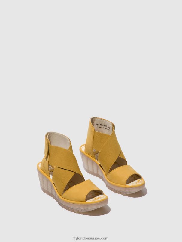860NR562 sandales croisées yuba385 Fly London bourdon femmes