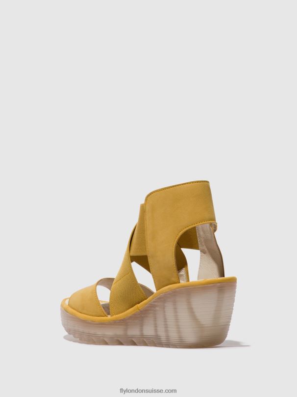 860NR562 sandales croisées yuba385 Fly London bourdon femmes