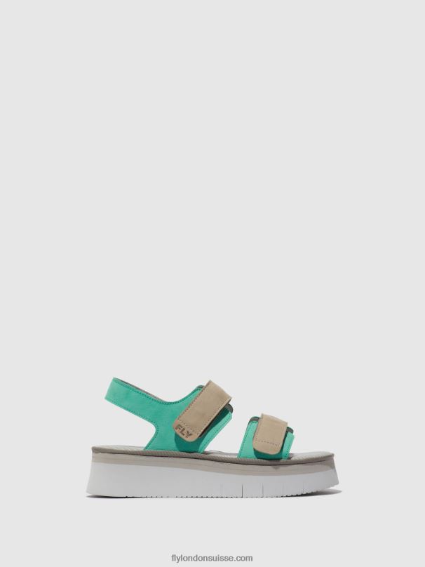 860NR578 sandales à bride arrière cori377 Fly London mynt/nuage femmes