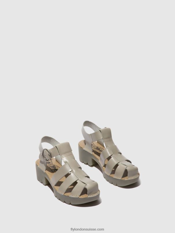 860NR582 sandales à bride en T emme511 Fly London nuage femmes