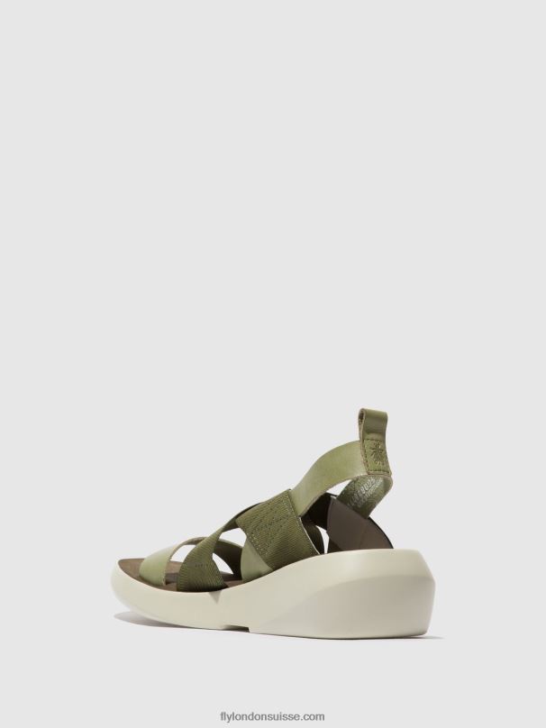 860NR592 sandales croisées baji848 Fly London smog femmes