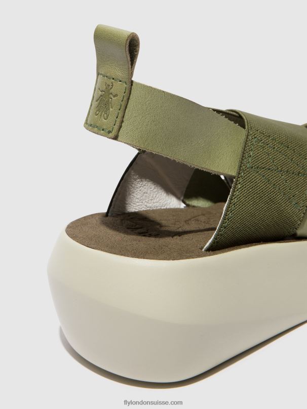 860NR592 sandales croisées baji848 Fly London smog femmes