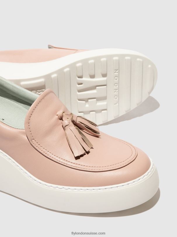 860NR704 baskets à enfiler dala579 Fly London nu femmes