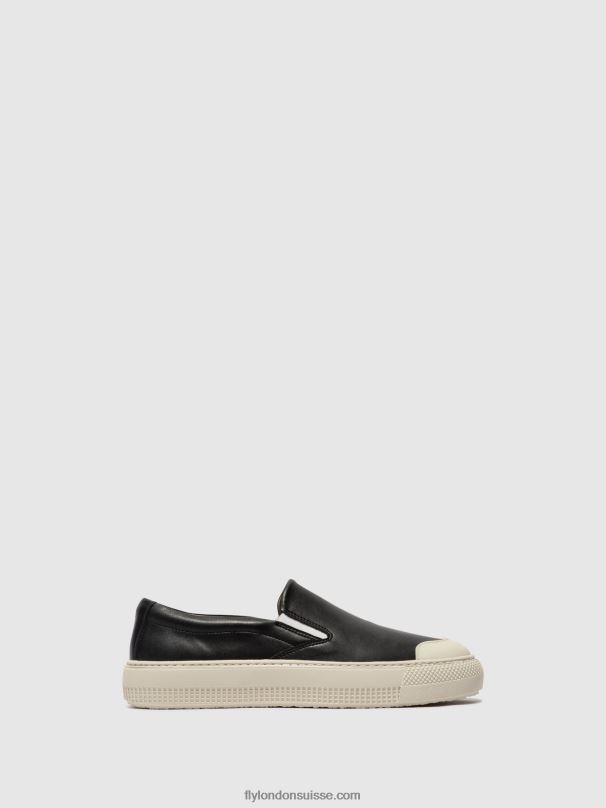 860NR706 toaf584 baskets à enfiler Fly London noir femmes