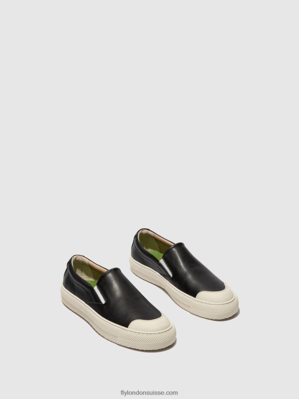 860NR706 toaf584 baskets à enfiler Fly London noir femmes