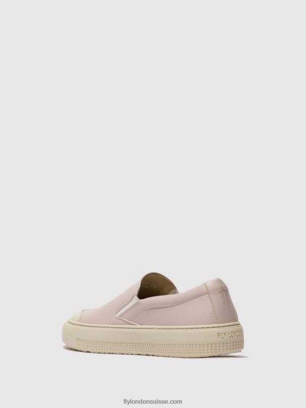 860NR709 toaf584 baskets à enfiler Fly London rose femmes