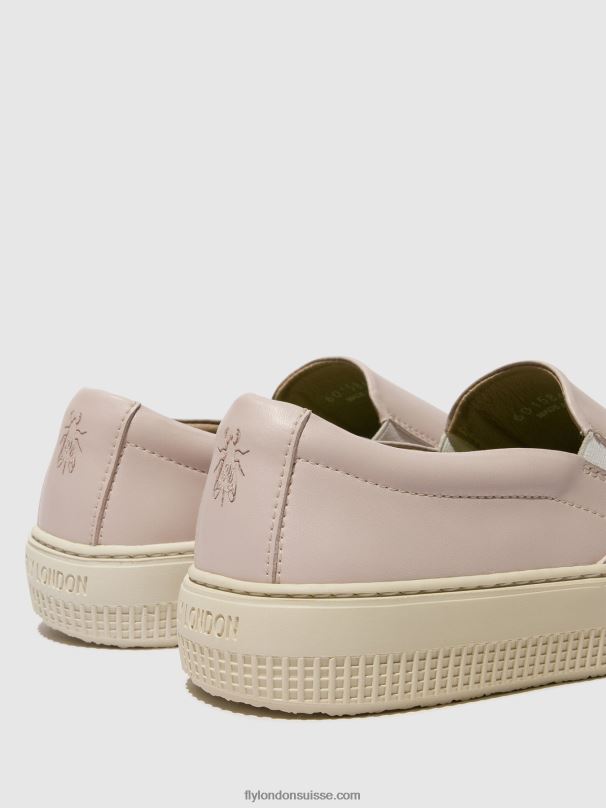 860NR709 toaf584 baskets à enfiler Fly London rose femmes
