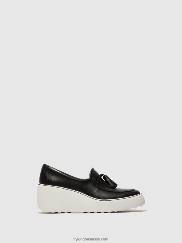 860NR711 baskets à enfiler dala579 Fly London noir femmes