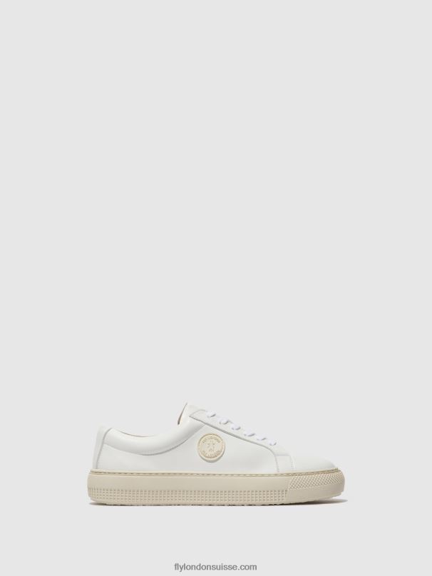 860NR712 baskets à lacets tafa587 Fly London blanc femmes