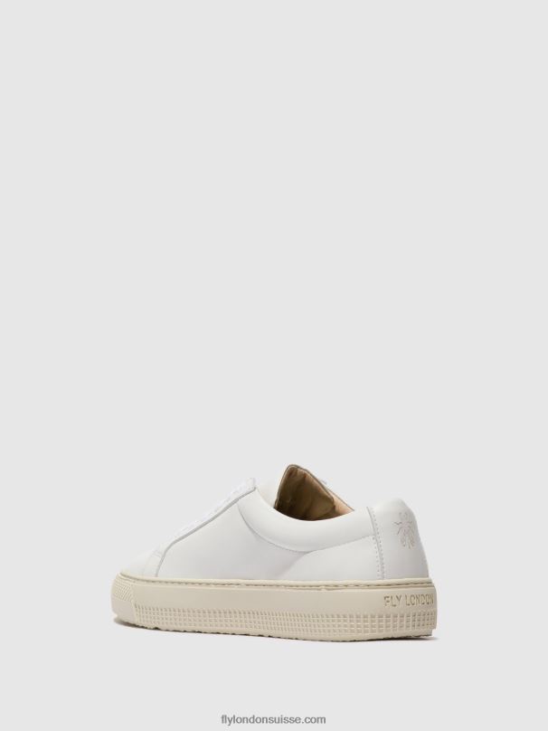 860NR712 baskets à lacets tafa587 Fly London blanc femmes