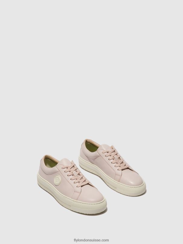 860NR717 baskets à lacets tafa587 Fly London rose femmes