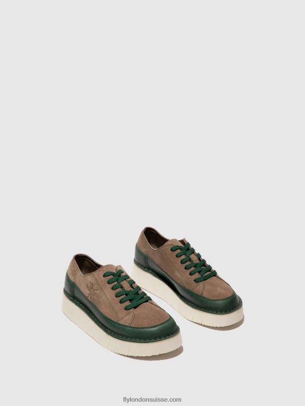 860NR719 baskets à lacets cuda099 Fly London essence/pierre femmes