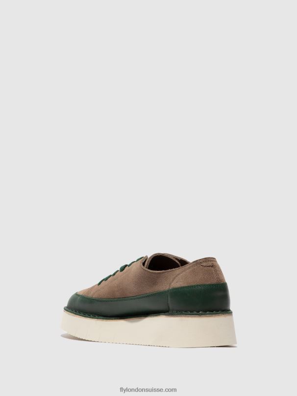 860NR719 baskets à lacets cuda099 Fly London essence/pierre femmes
