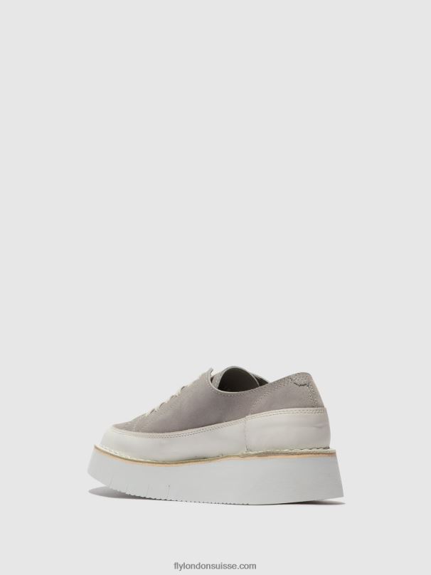 860NR723 baskets à lacets cuda099 Fly London blanc cassé/nuage femmes