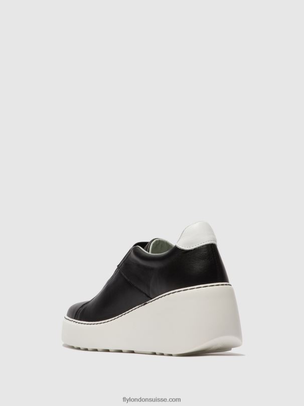 860NR730 baskets élastiquées dito581 Fly London noir femmes