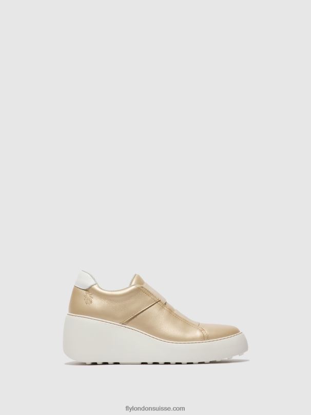 860NR731 baskets élastiquées dito581 Fly London or femmes