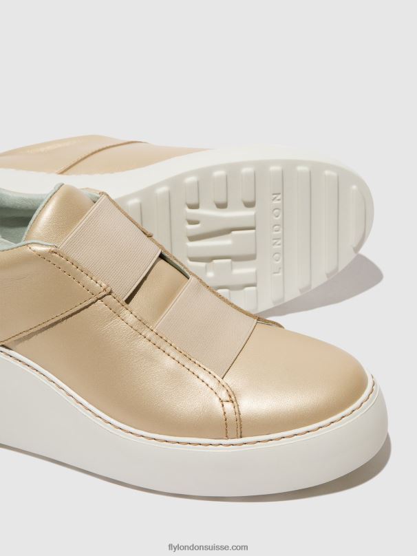 860NR731 baskets élastiquées dito581 Fly London or femmes