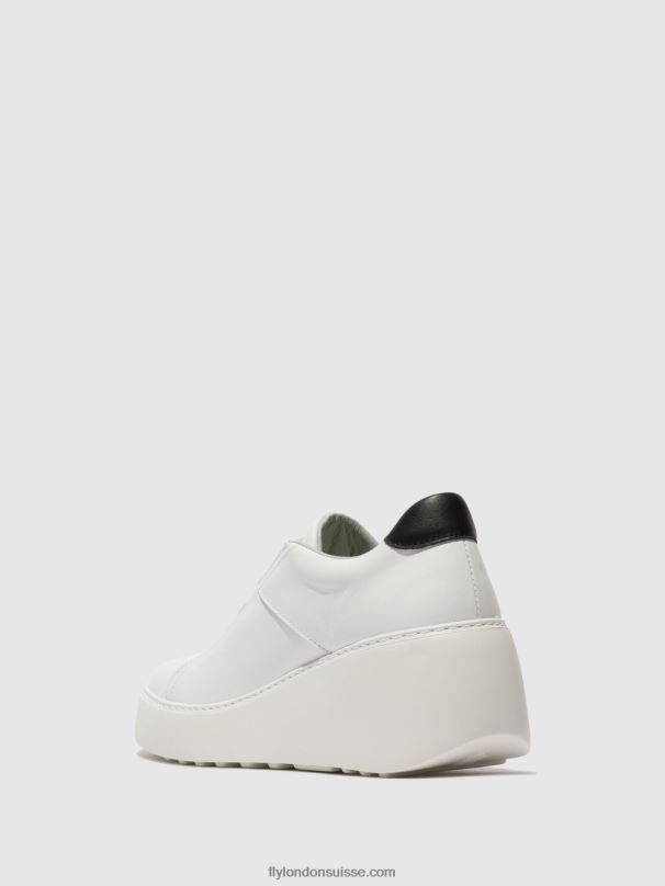 860NR732 baskets élastiquées dito581 Fly London blanc femmes