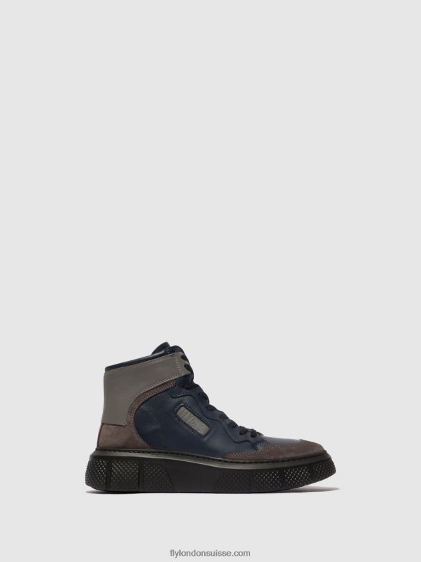 860NR733 baskets à lacets eppe531 Fly London gris/marine/gris femmes