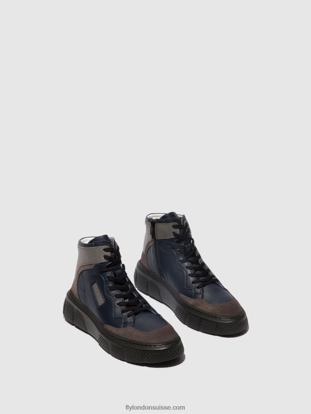 860NR733 baskets à lacets eppe531 Fly London gris/marine/gris femmes