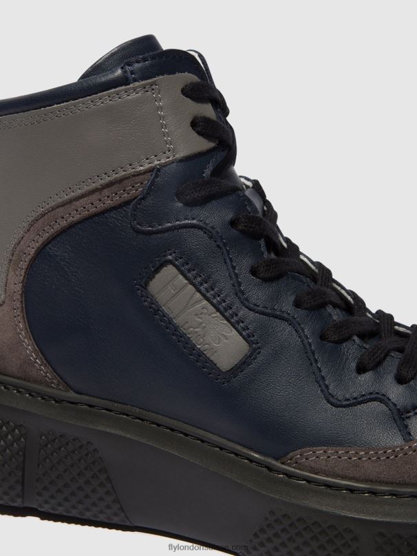 860NR733 baskets à lacets eppe531 Fly London gris/marine/gris femmes