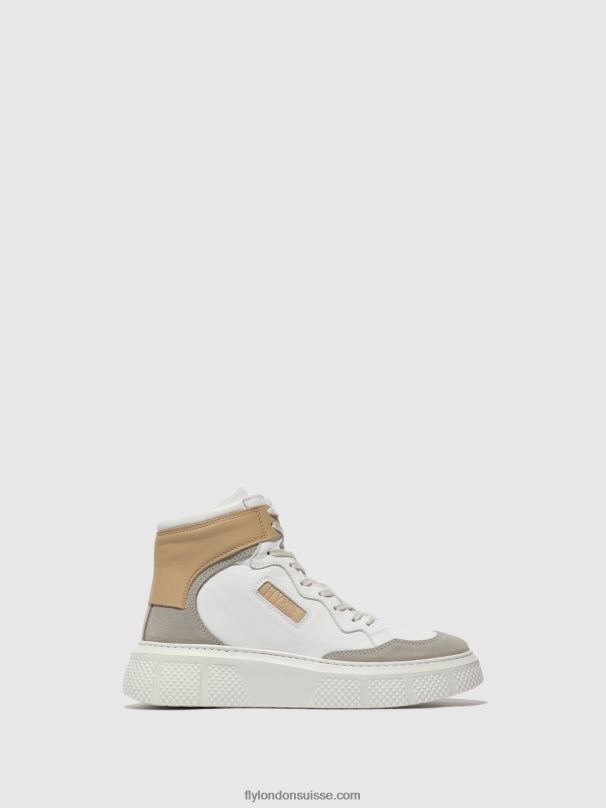 860NR735 baskets à lacets eppe531 Fly London béton/blanc/beige femmes