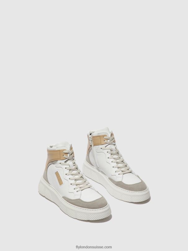 860NR735 baskets à lacets eppe531 Fly London béton/blanc/beige femmes