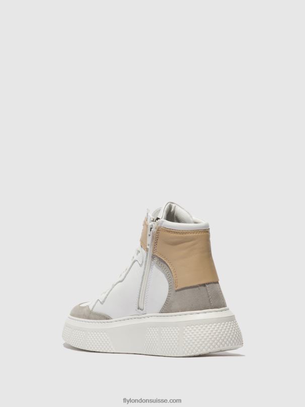 860NR735 baskets à lacets eppe531 Fly London béton/blanc/beige femmes
