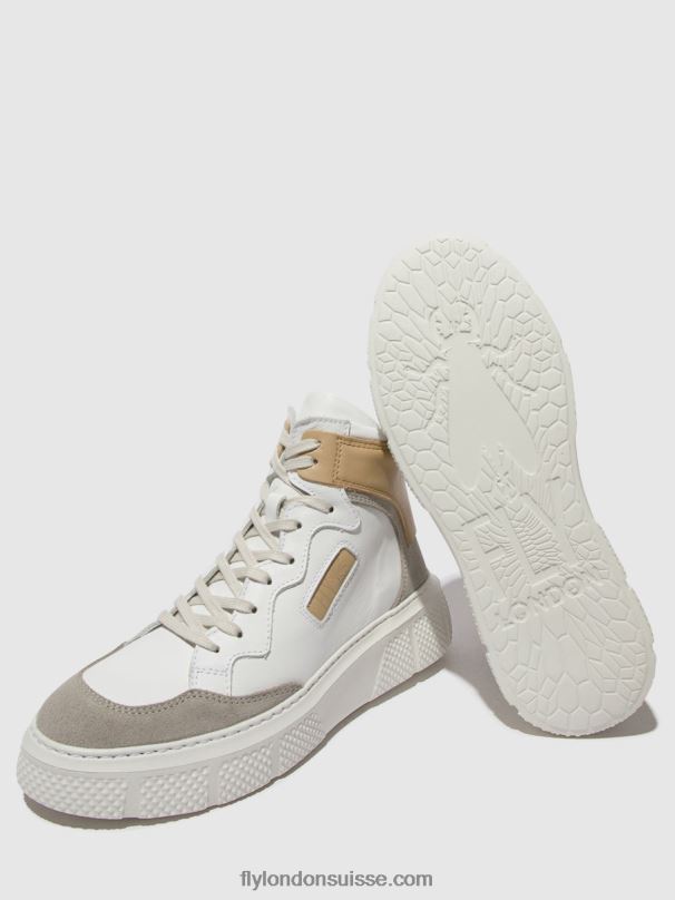 860NR735 baskets à lacets eppe531 Fly London béton/blanc/beige femmes