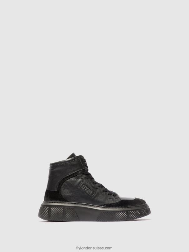 860NR736 baskets à lacets eppe531 Fly London noir femmes