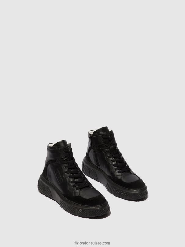 860NR736 baskets à lacets eppe531 Fly London noir femmes