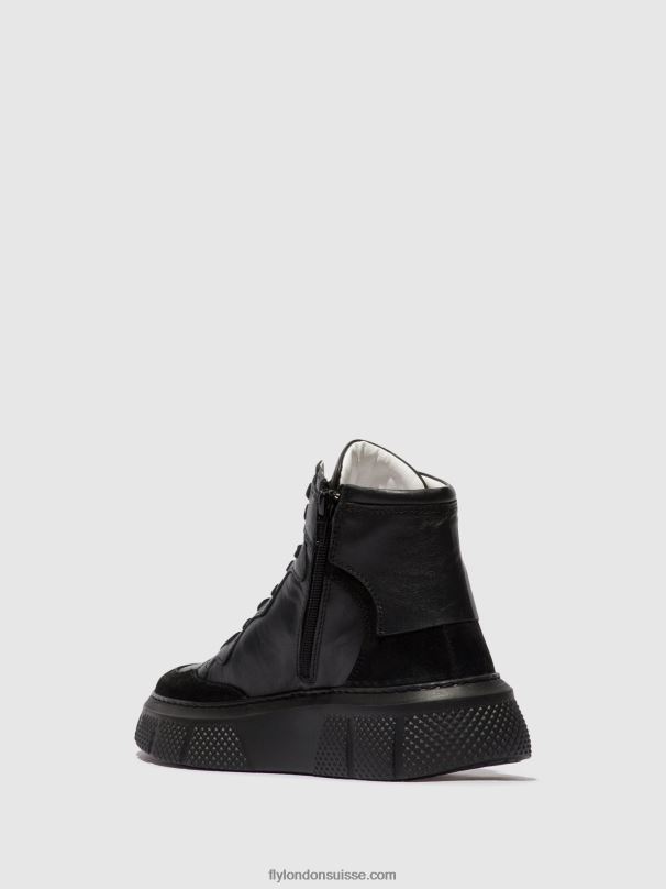 860NR736 baskets à lacets eppe531 Fly London noir femmes