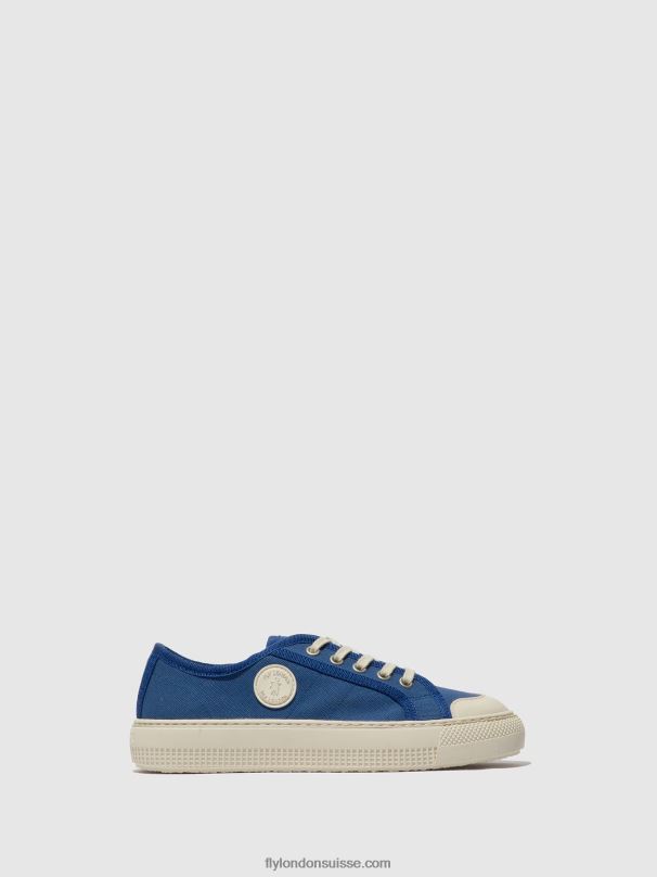 860NR738 baskets à lacets tere557 Fly London bleu femmes