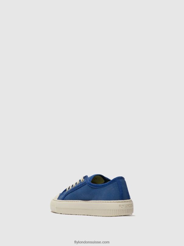 860NR738 baskets à lacets tere557 Fly London bleu femmes