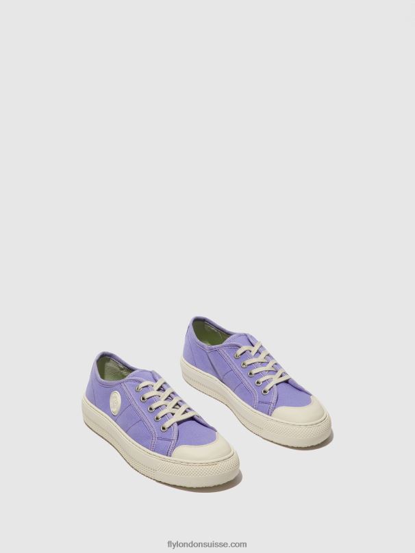 860NR739 baskets à lacets tere557 Fly London lavande femmes