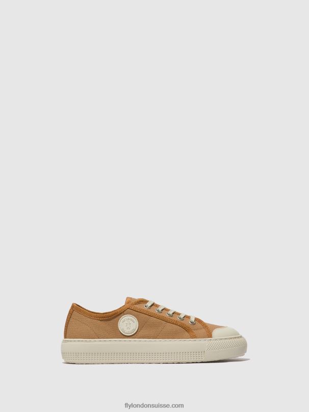 860NR740 baskets à lacets tere557 Fly London taupe femmes