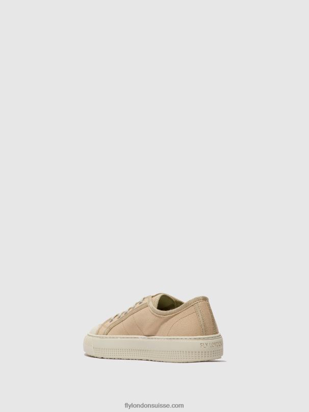 860NR741 baskets à lacets tere557 Fly London beige femmes