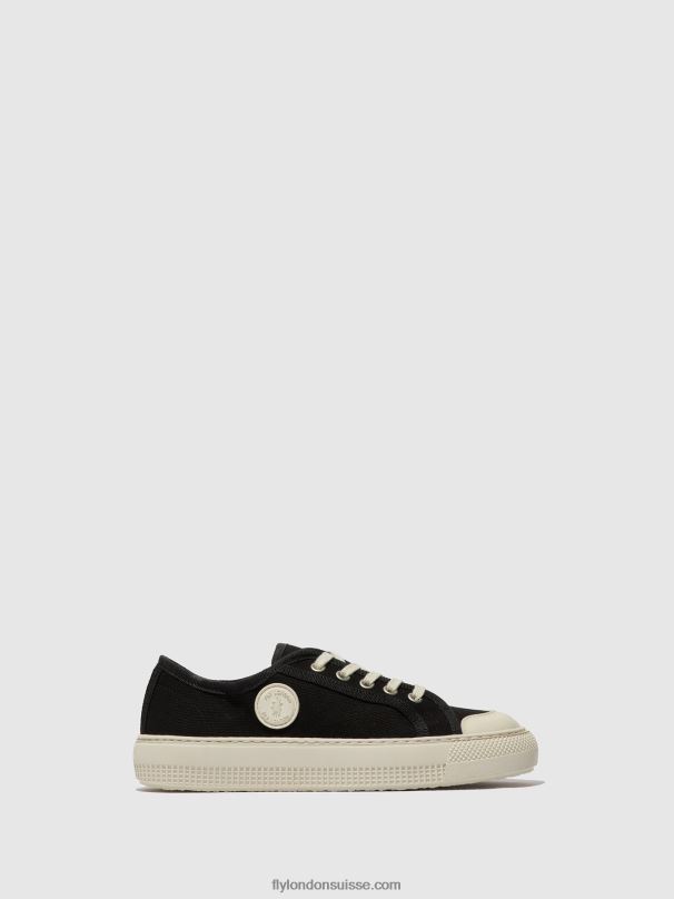 860NR742 baskets à lacets tere557 Fly London noir femmes