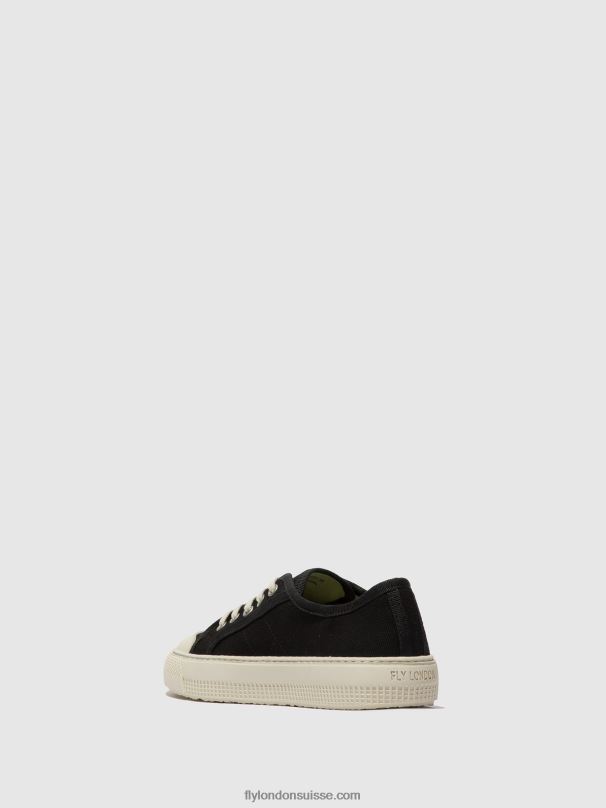 860NR742 baskets à lacets tere557 Fly London noir femmes