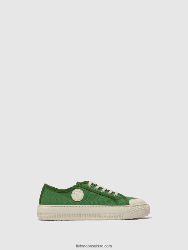 860NR743 baskets à lacets tere557 Fly London vert femmes