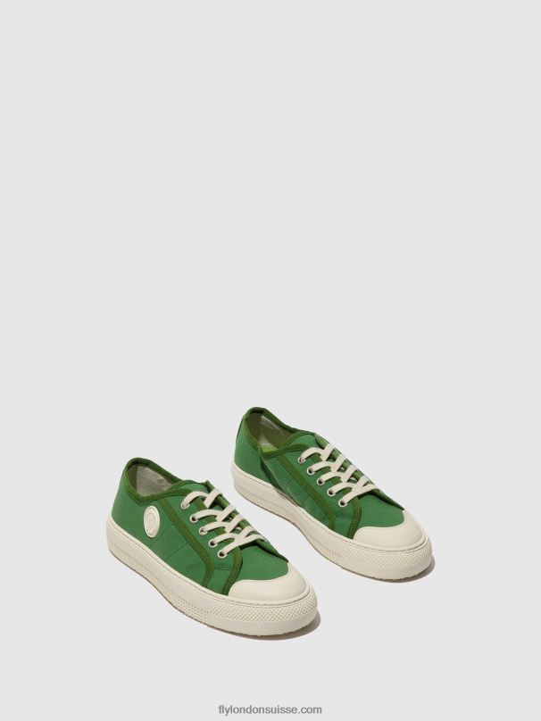 860NR743 baskets à lacets tere557 Fly London vert femmes